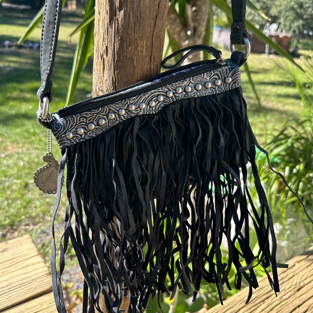 Western Faux Leather Crossbody